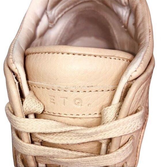 ETQ Sneakers Size 6 US 39 EU Mens Athletic Ivory Color Made In Portugal - Picture 4 of 12